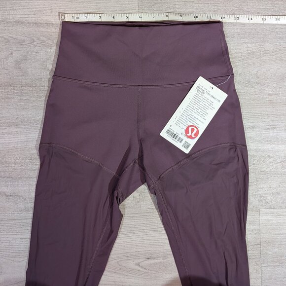 Lululemon Wunder Train Mesh HR Tight 25” Grape Thistle Purple Women's 6 NWT New - Picture 5 of 12